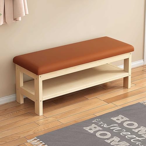 HYSJDMNC Flurbankschlafzimmerbankschuhschuhgepäckträger mit PU -Leder -Sitzkissen, Hocker mit Stauraum YYuan HYSJDMNC Flurbankschlafzimmerbankschuhschuhgepäckträger mit PU -Leder -Sitzkissen, Hocker mit Stauraum YYuan von HYSJDMNC