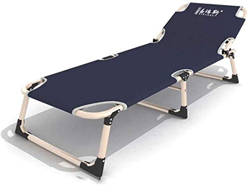HYSJDMNC Gartenstühle Klappbare Deckstuhl Klafte Deckstuhl im Freien am Strand Camping Tragbarer Lounge Stuhl mit Nackenkissen, sechsbeinigem Standard YYuan von HYSJDMNC