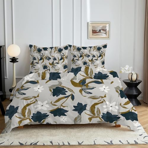 HYSNKSM Bettwäsche 155x220 Braun Bettwäsche Sets 3Teilig Mikrofaser Bettbezug 155 x 220 und 2 Kissenbezug 80x80 cm Kuschelige Bettbezüge äSthetisches Retro-MäDchen mit Reißverschlusc4358 von HYSNKSM