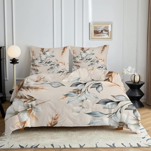 HYSNKSM Bettwäsche 200x220 Gelb Bettwäsche Sets 3Teilig Mikrofaser Bettbezug 200 x 220 und 2 Kissenbezug 80x80 cm Kuschelige Bettbezüge PflanzenbläTter, äHren mit Reißverschlusc4375 HYSNKSM Bettwäsche 200x220 Gelb Bettwäsche Sets 3Teilig Mikrofaser Bettbezug 200 x 220 und 2 Kissenbezug 80x80 cm Kuschelige Bettbezüge PflanzenbläTter, äHren mit Reißverschlusc4375 von HYSNKSM