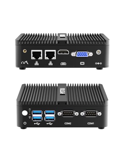 HYSTOU Lüfterloser Mini PC Windows 10 Pro, Celeron J4125 kleine Desktop Computer Mini Industrie PC, 8 GB DDR4 RAM 512 GB SSD Mini Desktop PC, HDMI/VGA Dual Display, TPM2.0, Dual LAN, WIFI2.4G+5.0G HYSTOU Lüfterloser Mini PC Windows 10 Pro, Celeron J4125 kleine Desktop Computer Mini Industrie PC, 8 GB DDR4 RAM 512 GB SSD Mini Desktop PC, HDMI/VGA Dual Display, TPM2.0, Dual LAN, WIFI2.4G+5.0G von HYSTOU
