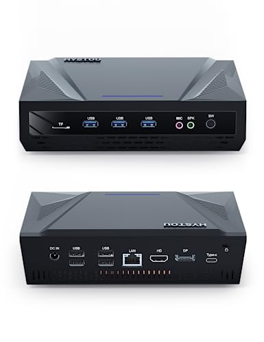 HYSTOU Mini PC i5 1240P Gaming Mikro Computer, 64GB DDR4 1TB NVMe SSD Desktop PC Windows 11 Pro, 4K Triple Display Typ C HD-MI DP, Typ C Mini PC für Büro/Heim/Geschäft, WiFi6/BT5.2 Linux Mini PC HYSTOU Mini PC i5 1240P Gaming Mikro Computer, 64GB DDR4 1TB NVMe SSD Desktop PC Windows 11 Pro, 4K Triple Display Typ C HD-MI DP, Typ C Mini PC für Büro/Heim/Geschäft, WiFi6/BT5.2 Linux Mini PC von HYSTOU