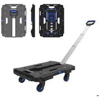 Multifunktionswagen FOLD FLAT mit Teleskopgriff aus Aluminium und 360o drehbaren Rollen Multifunktionswagen FOLD FLAT mit Teleskopgriff aus Aluminium und 360o drehbaren Rollen von HYTAMA TOOLS