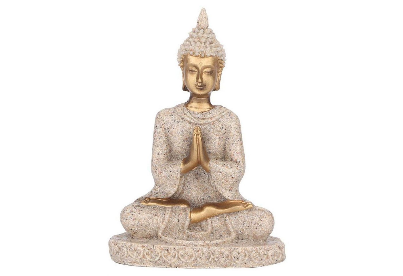 HYTIREBY Buddhafigur Buddha Statue, Carving Statue Buddha Craft Meditieren Sitzende (1 St), Aus Sandstein und Harz Carving Figur Craft für Heimdekoration Ornament von HYTIREBY