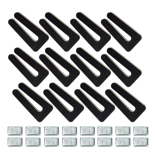 HYTROVE 1 Satz Deckenventilator Gewicht Balance Kit Teilig Selbstklebende Gewichte Clips Installieren Einsetzbar für Deckenventilatoren zur Vermeidung von Schwingungen von HYTROVE