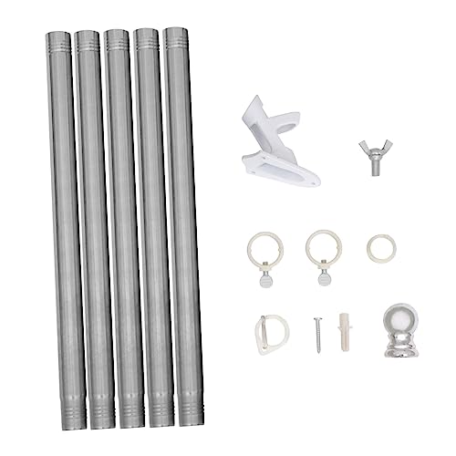 HYTROVE 1 Satz Flaggenmast Set Rotierender Fahnenmast mit Halterung mit Aluminium Boden für Garten oder Außenbereich Zufällige Sockelfarbe Tangle Design Zufällige Farbe HYTROVE 1 Satz Flaggenmast Set Rotierender Fahnenmast mit Halterung mit Aluminium Boden für Garten oder Außenbereich Zufällige Sockelfarbe Tangle Design Zufällige Farbe von HYTROVE