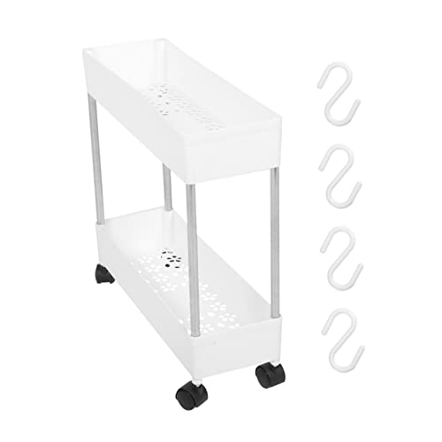 HYTROVE 1 Stück Kreatives Rollregal mit Mehreren Mobiler Aufbewahrungswagen für Küche und Badezimmer Platzsparend mit Drehbaren Rädern für Kleine Gegenstände HYTROVE 1 Stück Kreatives Rollregal mit Mehreren Mobiler Aufbewahrungswagen für Küche und Badezimmer Platzsparend mit Drehbaren Rädern für Kleine Gegenstände von HYTROVE