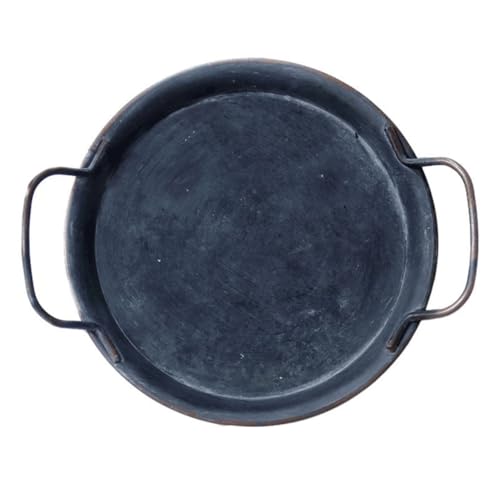 HYTROVE 1 Stück Vintage Silber Serviertablett aus Dekoratives Tablett für Kuchen Obst und Snacks für Feiern Hochzeiten Schmuckdisplay Landhausstil Klein HYTROVE 1 Stück Vintage Silber Serviertablett aus Dekoratives Tablett für Kuchen Obst und Snacks für Feiern Hochzeiten Schmuckdisplay Landhausstil Klein von HYTROVE