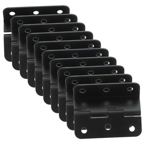 HYTROVE 10 Stück Eisen Türscharniere Robuste Möbel und Schrankbeschläge für Vitrinen Weinkabinette und Innentüren Rostbeständig und Langlebig Einfache Installation von HYTROVE