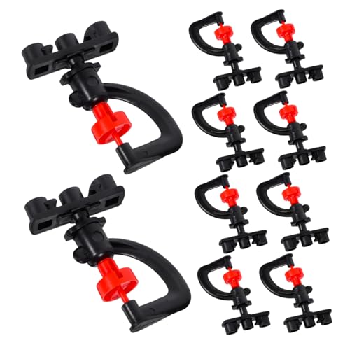HYTROVE 10stücke Type Sprinkler Mit Rotation Effiziente Tropfbewässerung Für Garten Rasen Und Pflanzen Schwarz Für Präzise Bewässerungssysteme von HYTROVE