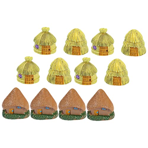 HYTROVE 12 Stück Miniatur Gartenhaus Ornament Teiliges Resin Figuren für Miniaturgärten und Pflanzen Dekoration für Zen Garten und Feengarten Zubehör HYTROVE 12 Stück Miniatur Gartenhaus Ornament Teiliges Resin Figuren für Miniaturgärten und Pflanzen Dekoration für Zen Garten und Feengarten Zubehör von HYTROVE