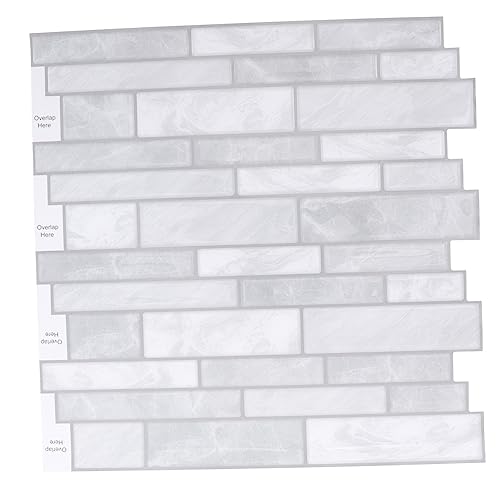 HYTROVE 1Blatt Selbstklebender Fliesenaufkleber für Badezimmer und Küche Wasserfest Dekorativer Wandaufkleber Pet Material Geeignet für Glatte Oberflächen Einfach Anzubringen HYTROVE 1Blatt Selbstklebender Fliesenaufkleber für Badezimmer und Küche Wasserfest Dekorativer Wandaufkleber Pet Material Geeignet für Glatte Oberflächen Einfach Anzubringen von HYTROVE