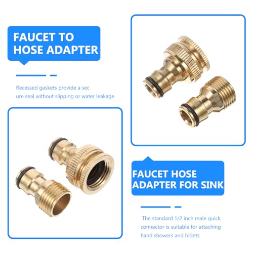 HYTROVE 1Satz Wasserhahnadapter mit Integriertem Luftsprudler Schnellanschluss für Handbrausen und Waschmaschinen Spritzfreier Wasserfluss Leicht zu Installieren HYTROVE 1Satz Wasserhahnadapter mit Integriertem Luftsprudler Schnellanschluss für Handbrausen und Waschmaschinen Spritzfreier Wasserfluss Leicht zu Installieren von HYTROVE