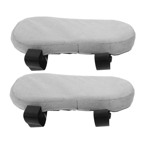 HYTROVE 2 Stück Bürostuhl Armlehnenpolster aus Memory Schaum Ergonomische Armauflagen für Büro und Gaming Stühle Graue Armlehnenbezüge für Optimalen Komfort und Druckentlastung HYTROVE 2 Stück Bürostuhl Armlehnenpolster aus Memory Schaum Ergonomische Armauflagen für Büro und Gaming Stühle Graue Armlehnenbezüge für Optimalen Komfort und Druckentlastung von HYTROVE