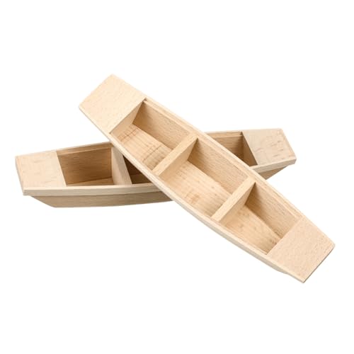HYTROVE 2 Stück Holzboot Modell Unvollendetes Holzboot Ornament für Kreative Bastelprojekte Stilvolle Büro und Wohnraumdekoration Robustes Design aus Holz Perfektes für Heimwerker und HYTROVE 2 Stück Holzboot Modell Unvollendetes Holzboot Ornament für Kreative Bastelprojekte Stilvolle Büro und Wohnraumdekoration Robustes Design aus Holz Perfektes für Heimwerker und von HYTROVE