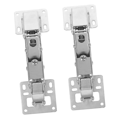 HYTROVE 2 Stück Hydraulische Möbelbeschläge Hochwertige Möbel Hydraulikscharniere Kaltgewalztem Stahl für Schränke Leise und Stabil für Schwere Anwendungen von HYTROVE