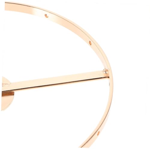 HYTROVE 2 Stück Lampenschirm Halter Ring Eisen Draht Gestell DIY Metall Lampenfassung Zubehör Langlebig Einfach zu Montieren für Tisch und Wandlampen von HYTROVE