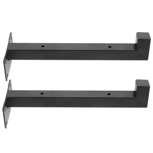 HYTROVE 2 Stück Schwere Wandhalterung Metall Regalträger mit Kanten für Stabile Wandmontierte Schwimmregale Robust und Rostfrei für Bad Büro Wohnzimmer und Schlafzimmer HYTROVE 2 Stück Schwere Wandhalterung Metall Regalträger mit Kanten für Stabile Wandmontierte Schwimmregale Robust und Rostfrei für Bad Büro Wohnzimmer und Schlafzimmer von HYTROVE
