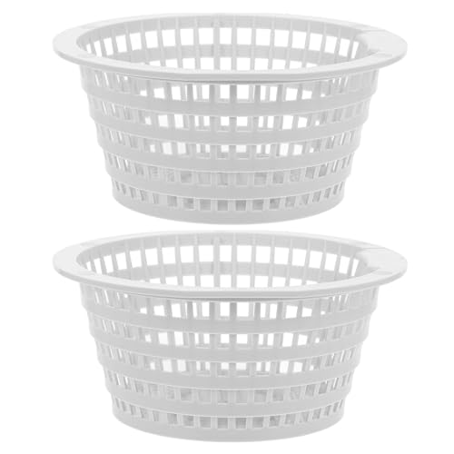 HYTROVE 2 Stück Schwimmbad Filterkorb Pool Skimmer Basket zur Abfallfilterung Einfach zu Reinigen Installieren für Sauberes Poolwasser von HYTROVE