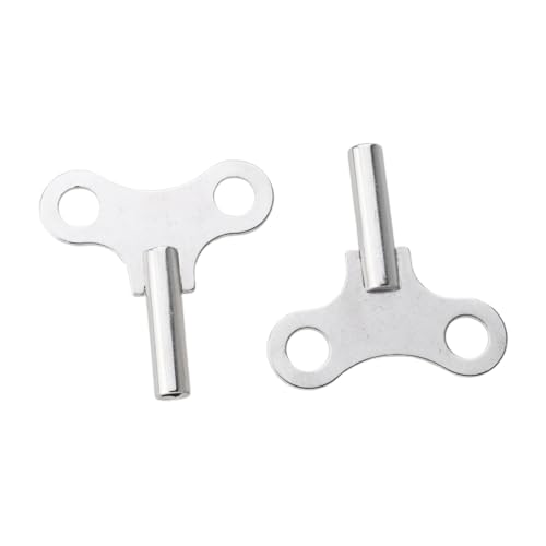 HYTROVE 2 Stück Stahl Uhrenaufziehschlüssel Robuste Uhrwerkzeuge zur Reparatur von Wanduhr mit Aufzugsmechanismus Silber Gängiger HYTROVE 2 Stück Stahl Uhrenaufziehschlüssel Robuste Uhrwerkzeuge zur Reparatur von Wanduhr mit Aufzugsmechanismus Silber Gängiger von HYTROVE