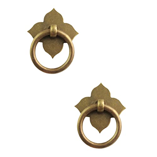 HYTROVE 2 Stück Vintage Möbel Türknöpfe Kupfer Dekorative Schrankgriffe für Türen Antik Bronze für Küchenschränke Kommoden und HYTROVE 2 Stück Vintage Möbel Türknöpfe Kupfer Dekorative Schrankgriffe für Türen Antik Bronze für Küchenschränke Kommoden und von HYTROVE