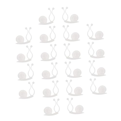 HYTROVE 20 Stück Transparente Pflanzenhalter Clips Selbstklebende Wandbefestigung für Kletterpflanzen Platzsparend Langlebig Geeignet für Fliesen Marmor und Edelstahl Einfach zu Montieren HYTROVE 20 Stück Transparente Pflanzenhalter Clips Selbstklebende Wandbefestigung für Kletterpflanzen Platzsparend Langlebig Geeignet für Fliesen Marmor und Edelstahl Einfach zu Montieren von HYTROVE