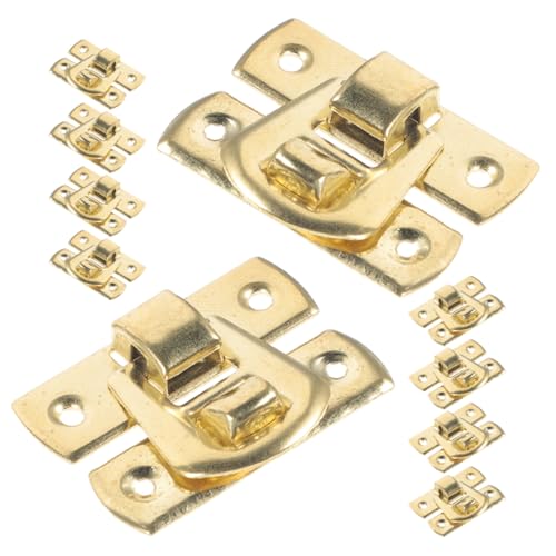 HYTROVE 20 Stück Vintage Schmuckbox Hasp Verschluss Dekorative Holzbox Hasp Schnalle Sicherer und Praktischer Verschluss für Geschenkboxen Schmuckkästchen und Werkzeugkisten von HYTROVE
