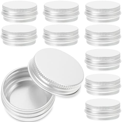 HYTROVE 24Stücke Teiliges Aluminium Blechbehälter mit Schraubdeckel Runde Dosen für Kerzen Kosmetik Gewürze und Wiederverwendbar HYTROVE 24Stücke Teiliges Aluminium Blechbehälter mit Schraubdeckel Runde Dosen für Kerzen Kosmetik Gewürze und Wiederverwendbar von HYTROVE