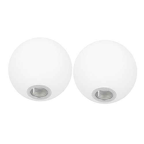 HYTROVE 2Stücke Frosted Glass Lampenschirm Kugel für Hängelampe und Deckenleuchte Vintage Deko Geeignet für Wohnzimmer Schlafzimmer von HYTROVE