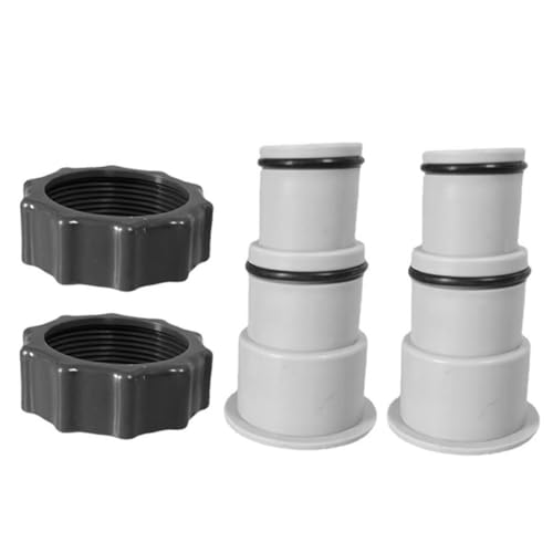 HYTROVE 2Stücke Pool Filterpumpen Adapter Robuste und Zuverlässige Schlauchadapter für Pool Pumpen für Langlebige Nutzung und Dichtheit von HYTROVE