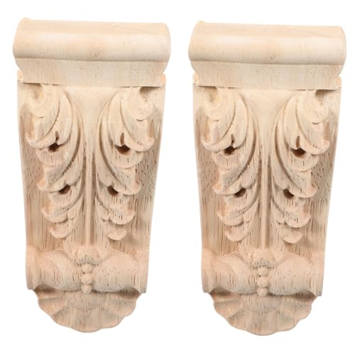 HYTROVE 2stücke Dekorative Ecke Moulding Trim Für Hause Wohnzimmer Dekoration Massivholz Schnitz Applikation Blumen-design Für Möbel Konsolen HYTROVE 2stücke Dekorative Ecke Moulding Trim Für Hause Wohnzimmer Dekoration Massivholz Schnitz Applikation Blumen-design Für Möbel Konsolen von HYTROVE