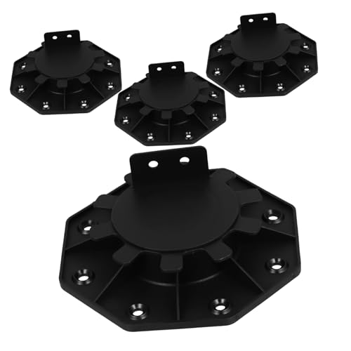 HYTROVE 4 Stück Höhenverstellbares Deckstützsystem Robuste PP Bodenstütze für Verschiedene Räume DIY Freundliche Installation ohne Werkzeuge für Bodenprojekte HYTROVE 4 Stück Höhenverstellbares Deckstützsystem Robuste PP Bodenstütze für Verschiedene Räume DIY Freundliche Installation ohne Werkzeuge für Bodenprojekte von HYTROVE