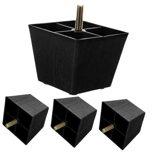 HYTROVE 4stücke Möbelbeine Für Couch Sofabeine Ersatz Metall Und Kunststoff Möbelfüße Für Sofas Stühle Schränke von HYTROVE
