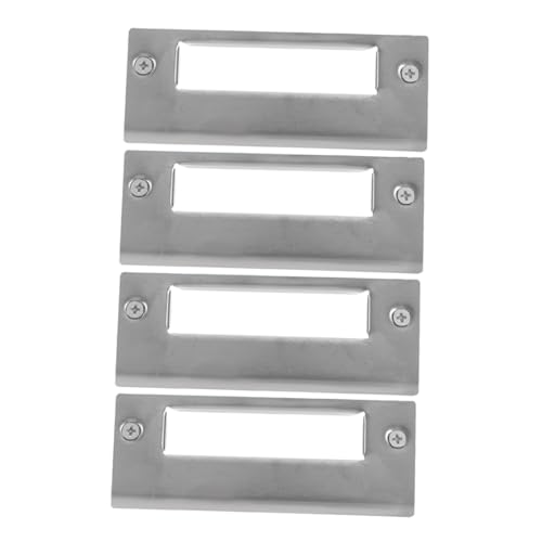 HYTROVE 4 Stück Stainless Steel Türschloss Verstärkung Robuste Türverriegelungsplatten für und Langlebigkeit Passend für Türen für Wohn und Gewerbeanwendungen von HYTROVE