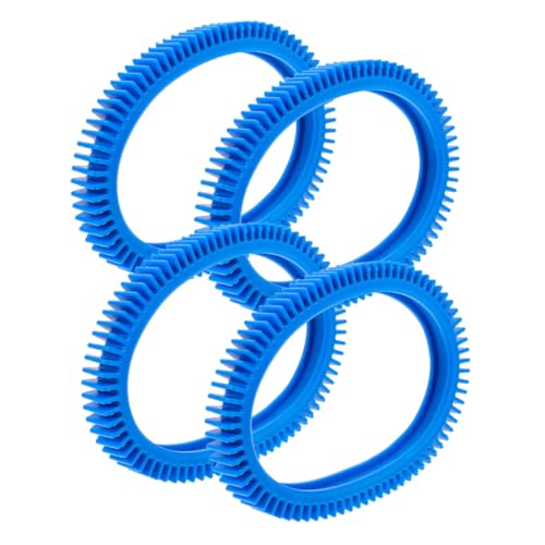 HYTROVE 4 Stück Teiliges Poolreinigungsmaschinen Zubehör Reifen für Poolreiniger Langlebige und Flexible Riemen Einfacher Austausch für Längere Geeignet für Außenpools HYTROVE 4 Stück Teiliges Poolreinigungsmaschinen Zubehör Reifen für Poolreiniger Langlebige und Flexible Riemen Einfacher Austausch für Längere Geeignet für Außenpools von HYTROVE