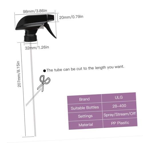 HYTROVE 4 Stück Teiliges Sprühdüsen Gartenflaschen Einstellbare Bewässerungssprinkler Praktisches Gartenzubehör für Blumenpflege Vielseitige Sprayer Nozzles Robustes Kunststoffmaterial HYTROVE 4 Stück Teiliges Sprühdüsen Gartenflaschen Einstellbare Bewässerungssprinkler Praktisches Gartenzubehör für Blumenpflege Vielseitige Sprayer Nozzles Robustes Kunststoffmaterial von HYTROVE