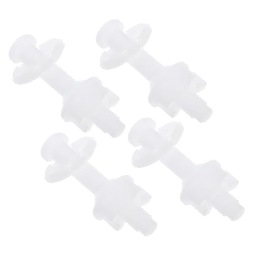 HYTROVE 4 Stück Toilettensitz Befestigungsschrauben Ersatzschrauben Robust Langlebig Einfache Montage für Wc Sitz und Toilettendeckel von HYTROVE
