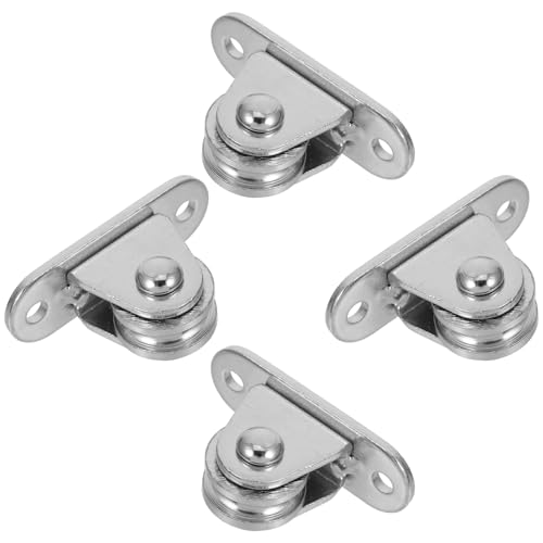 HYTROVE 4Stücke Geräuschlose Riemenscheibenblöcke Robuste Metallriemenscheiben für DIY Projekte Wand und Deckenmontage Vielseitig Einsetzbar für Poolbeschattung und Vorhangsysteme von HYTROVE