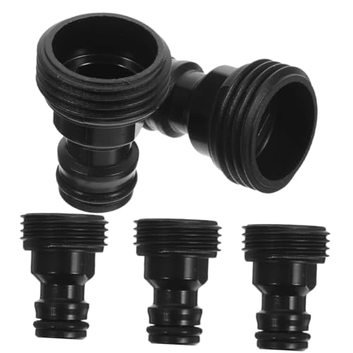HYTROVE 5 Stück Teiliges Wasserhahn zu Schlauchadapter Schnellverbinder für Gartenschläuche Installieren Kompatibel mit Waschmaschine und Wasserhahn von HYTROVE