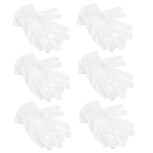 HYTROVE 6 Paare Mikrofaser Handschuhe für Kunst Schmuck und Münzinspektion Wiederverwendbare Antistatische und Komfortable Arbeitshandschuhe für Damen und Herren HYTROVE 6 Paare Mikrofaser Handschuhe für Kunst Schmuck und Münzinspektion Wiederverwendbare Antistatische und Komfortable Arbeitshandschuhe für Damen und Herren von HYTROVE