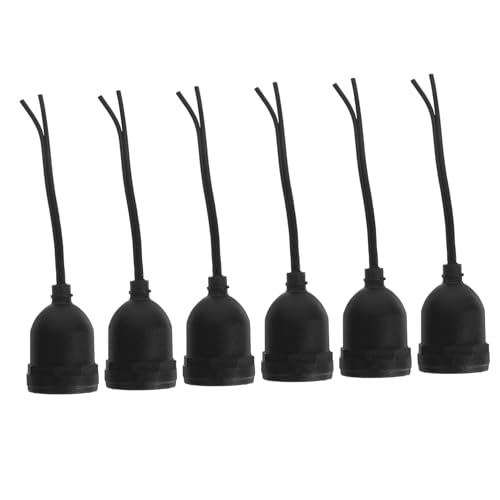 HYTROVE 6 Stück Hitze Resistenter Sockel mit Vintage Finish für Pendelleuchten für Industrielle Loft und Beleuchtung und DIY Freundlich HYTROVE 6 Stück Hitze Resistenter Sockel mit Vintage Finish für Pendelleuchten für Industrielle Loft und Beleuchtung und DIY Freundlich von HYTROVE
