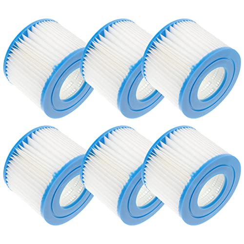 HYTROVE 6 Stück Pool Filter Vi für Ersatzfilter für Filterpumpen Kompatibel mit Spa und Sorgt für Sauberes Wasser und Einfache Handhabung HYTROVE 6 Stück Pool Filter Vi für Ersatzfilter für Filterpumpen Kompatibel mit Spa und Sorgt für Sauberes Wasser und Einfache Handhabung von HYTROVE
