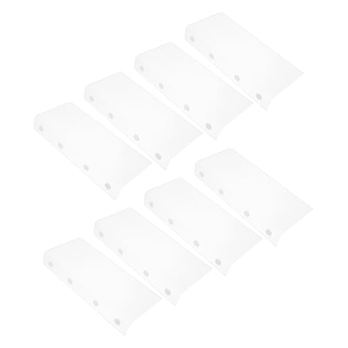 HYTROVE 8 Stück Teiliges Klarer Regaltrenner Verstellbare Organizer für Kleidung Handtücher Schuhe und Bücher für Schrank Büro Küche und Bad von HYTROVE