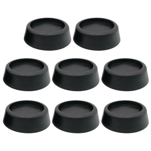 HYTROVE 8Stücke Antivibrationsmatte Teiliges Set für Waschmaschinen rutschfeste Fußpads zur Schwingungs und Geräuschreduzierung und Verschleißfest von HYTROVE