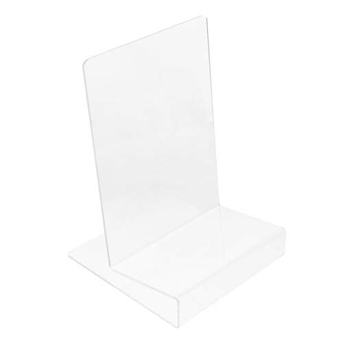 HYTROVE Buchständer Transparent Förmiger Tischaufsteller Für Bücher Hochformat Stabiler Buchhalter Für Büro Und Zuhause Für Präsentation Von Notizen Und Alben von HYTROVE