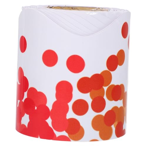 HYTROVE Bunte wasserdichte Randbordüre für Klassenzimmer Dekorative Aufkleber für Pinnwände Tafeln und Wände ohne Kleber für Schul und Heimdeko von HYTROVE