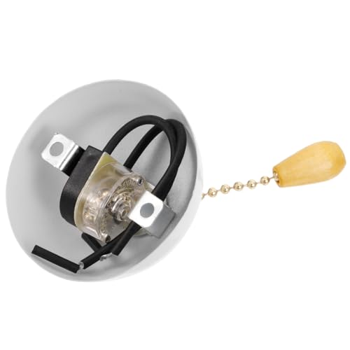 HYTROVE Deckenventilator Zugkette Erweiterung Halbrundes Ornament für Wandleuchte Praktische und Langlebige Lampe Zugkette Installieren Bedienen für Verschiedene Innenräume von HYTROVE