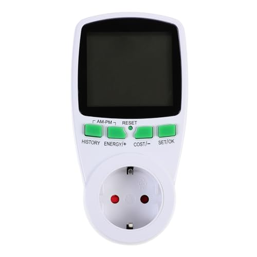 HYTROVE Digitaler Stromverbrauchsmesser mit LCD Display Intelligenter Steckdose für Acv Misst Spannung und Installieren für Zuhause und Büro HYTROVE Digitaler Stromverbrauchsmesser mit LCD Display Intelligenter Steckdose für Acv Misst Spannung und Installieren für Zuhause und Büro von HYTROVE