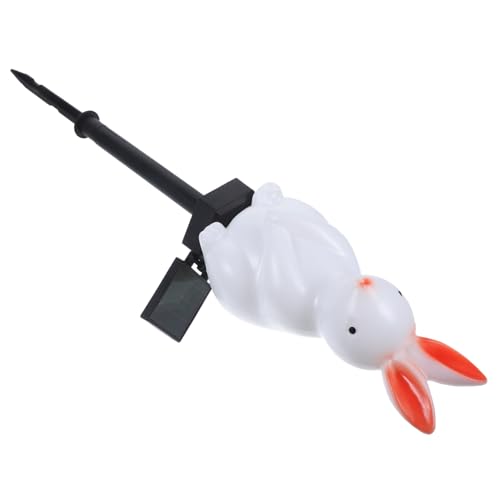 HYTROVE Easter Solar Gartenleuchte Wasserdichte LED Rabbit Deko mit Erdspieß für Außen Solarbetrieben Osterbeleuchtung für Ihren Garten von HYTROVE