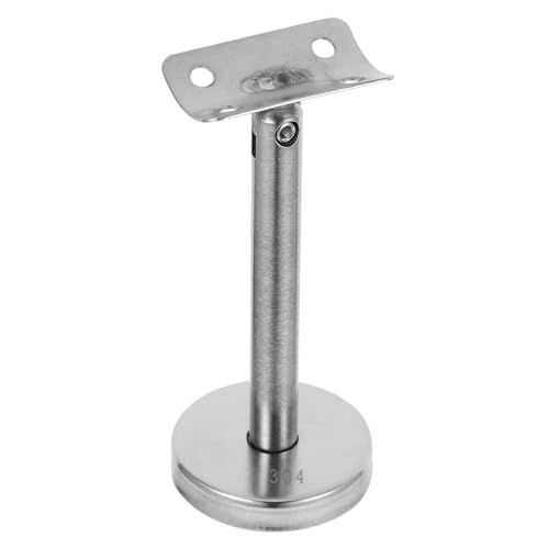HYTROVE Edelstahl Handlaufhalter Wandmontage Gerader Handlaufträger für Treppen Robuste Handlaufstütze für Innenbereiche Modernes Minimalistisches Design Vielseitige Treppengeländer von HYTROVE